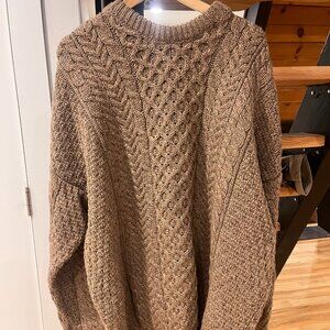 Vintage XXL Men's Irish Fisherman Sweater